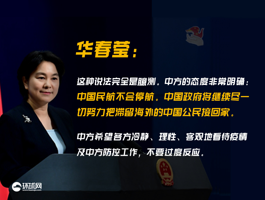 外交部：中国民航尽一切努力接回滞留海外中国公民