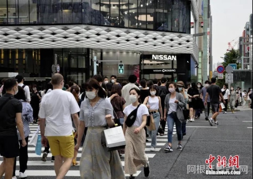 资料图:当地时间6月6日,日本东京街头。中新社记者 吕少威 摄 资料图:当地时间6月6日,日本东京街头。中新社记者 吕少威 摄