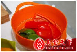 三文鱼彩椒串